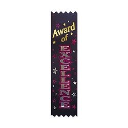 Award Of Excellence Value Pack Ribbons (10/Pkg)