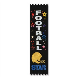 Football Star Value Pack Ribbons (10/Pkg)