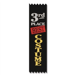 3rd Place Best Costume Value Pack Ribbons (10/Pkg)