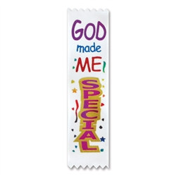 God Made Me Special Value Pack Ribbons (10/Pkg)