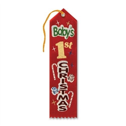 Baby's First Christmas Award Ribbon