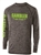 Long Sleeve Performance Black Lime