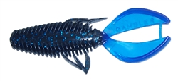 Super Stinger Black Blue Glitter Blue Tail