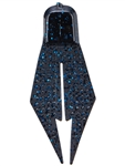 Gambler Chunk Jr Black Blue Glitter