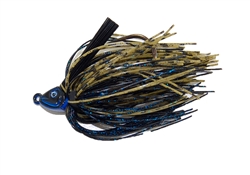 GOAT Swim Jig Black Blue Green Pumpkin 5/16oz