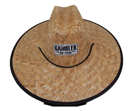Gambler Straw Hat with liner