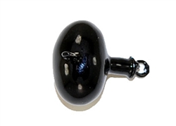 Wrecking Ball No Hook 1/4 oz Black with Skirt Collar 4 Pack