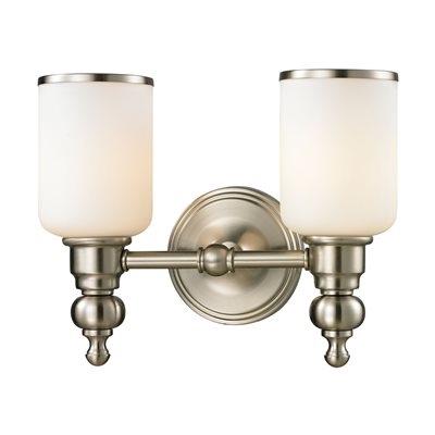 ELK Bristol Collection 2-Light LED Bath in Brushed Nickel- 11581/2