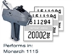 monarch 1115 price marker labels