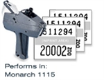 monarch 1115 price marker labels