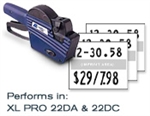 xl pro 22da pricemarkers