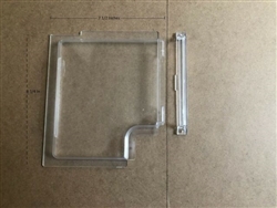 4701-00 Dexter RH Screen Door Slider Clear for Series 5050 Radius Corner Includes 4700-00 Stopper