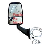 713987 Velvac Rv Black Driver Side Mirror Heated Remote Controlled