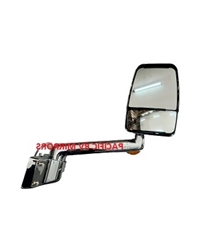 714354-4 Velvac RV Chrome Passenger Mirror 10" Radius Base, 15" Arm with Turn Signal