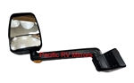 714369 Velvac RV Driver Black Mirror 9" Radius Base, 14" Arm with Turn Signal.