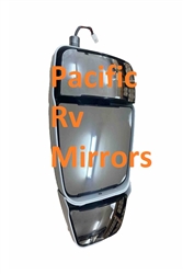 714420 Velvac White Passenger Triple Glass Mirror Head