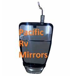 714651 Velvac Black MIRROR HEAD ONLY with Triple Glass - INVERTED