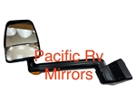 714873 Velvac RV Black Driver Mirror 9" Radius Base, 16" Arm with Turn Signal