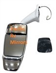 714925 Velvac Rv White Driver Inverted Mirror