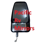 714944 Velvac Rv Black Passenger Mirror Head