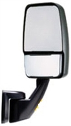 715254 Velvac RV  Black Passenger Revolution Base Mirror