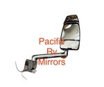 715384-4 Velvac RV Chrome Passenger Mirror 9" Radius Base, 14" Arm with Turn Signal