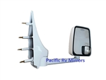 715418 Velvac White Rv Mirror Ford 2004-Newer 17.5 in. Arm - Non Powered