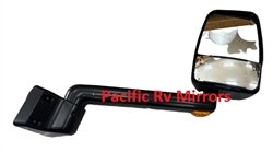 715562 Velvac RV Black Passenger Mirror 11" Radius Base, 17" Arm with Turn Signal