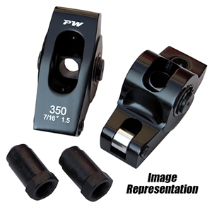 Performance World 1002A-1  Replacement SB Chevrolet 1.60 3/8" Aluminum Roller Rocker Arm. 1pk