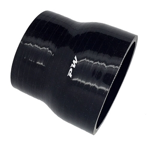 Performance World 111517 1.50" to 1.75" Silicone Black Transition Hose Coupler