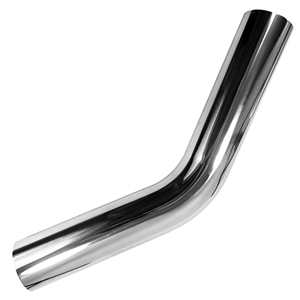 Performance World 130425 2.5" OD 45 Degree Polished Aluminum Tubing