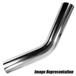 Performance World 130427 2.75" OD 45 Degree Polished Aluminum Tubing