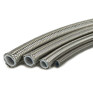Performance World 200004 2000-Series 4AN Braided Steel PTFE Hose. Sold per foot. NHRA Accepted.
