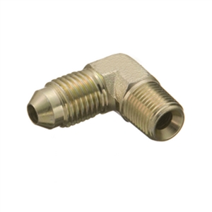 Performance World 2220302 Steel 90 Degree Male 1/8" NPT to 3AN Male Fitting