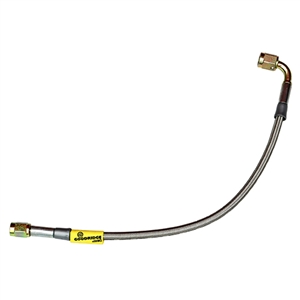 Performance World 290308 3AN 90 Degree/Straight PTFE D.O.T. Compliant Brake Line 8"