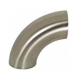 Performance World 304915 1.50" OD Sanitary 304 Stainless Steel 90 Degree Elbow. 2.25" Radius. 16ga.