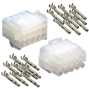 Performance World 320615 15-Pin Molex MLX Connectors 1/pk. Includes male, female and pins.