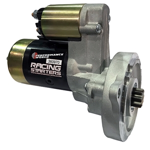 Performance World 360970 Mini Racing Starter. Fits Ford 3/4" Depth. 180 ft/lb