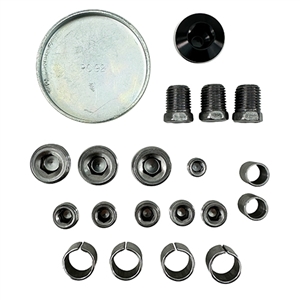 Performance World 364301 Ford 351W Engine Dowel Pin and Plug Kit for PW Blocks