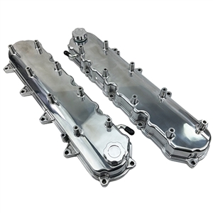 Performance World 366144 LT Chevrolet Polished Cast Aluminum Baffled Valve Covers (w/coil mounts)