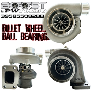Performance World 395855082BB Boost by PWTurbo 5855 GT3076R Billet Wheel Ball Bearing Turbocharger .82 A/R 58 Trim