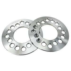 Performance World 40250 1/4" Thick Billet Wheel Spacers. Fits 4x100mm, 4x108mm, 4x110mm (4-1/4") & 4x114.3mm (4-1/2") Pair