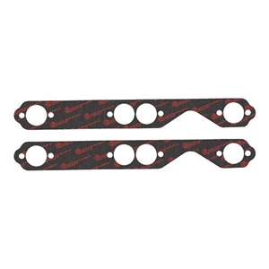 Performance World 412 Super-Thick Header Gaskets Fits SB Chevrolet 283-400 1.50" Round Port. Pair.