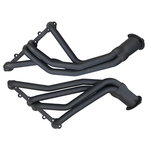 Performance World 423030 Black Painted Full Length Truck Headers. Fits SB Chevrolet. Check Application. Pair.