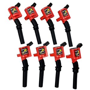 Performance World 4242-8 Rapid-Fire Ignition Coil Set. Fits 1998-2008 Ford 4.6L/5.4L/6.8L 2V coil-on-plug applications. 8/pk.
