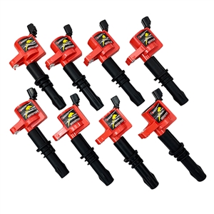 Performance World 4243-8 Rapid-Fire Ignition Coil Set. Fits 2004-2008 Ford 4.6L/5.4L 3V coil-on-plug applications. 8/pk.