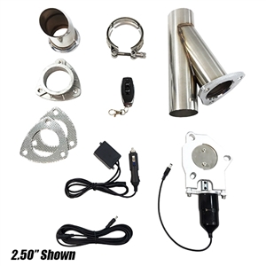 Performance World 429301 3.00" Remote Electric Exhaust Cutout Kit (Single)