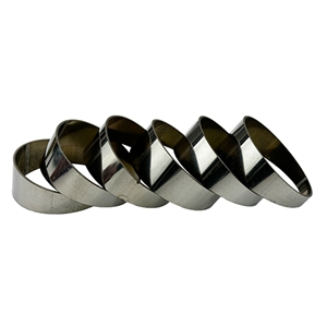 Performance World 440250 2.50" OD T304 Stainless Steel Pie Cuts. 6pcs. 15 degrees. 2.50" Radius.