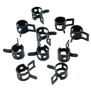 Performance World 460006 6mm Spring Clamps. Black. 10pk.