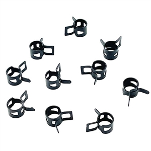 Performance World 460008 8mm Spring Clamps. Black. 10pk.
